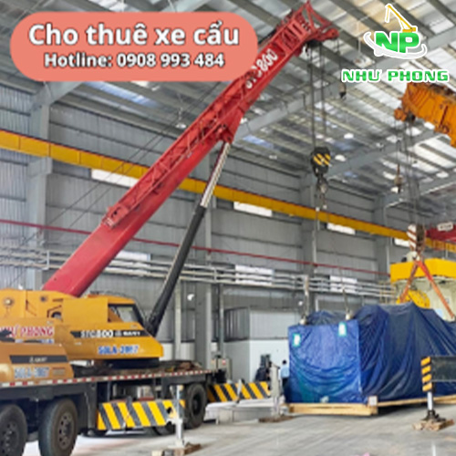 Dịch vụ cho thuê xe cẩu Kato tại KCN Uyên Hưng